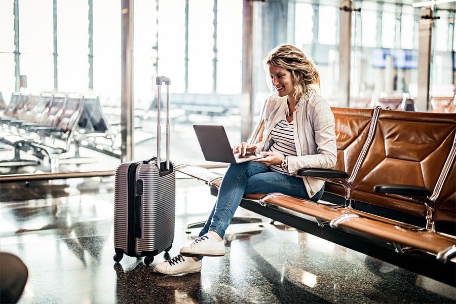 Woman at Airport