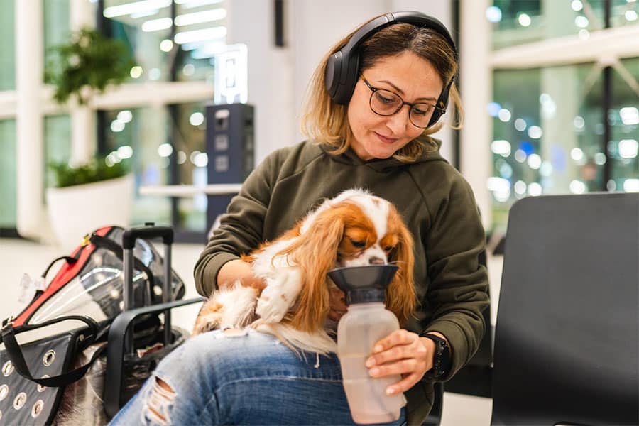Woman with Dog